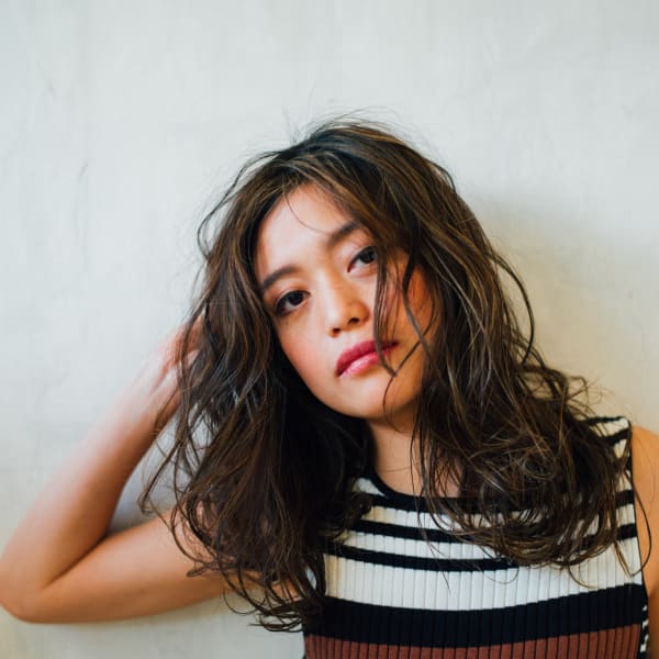 ナチュラルウエットロングスタイル