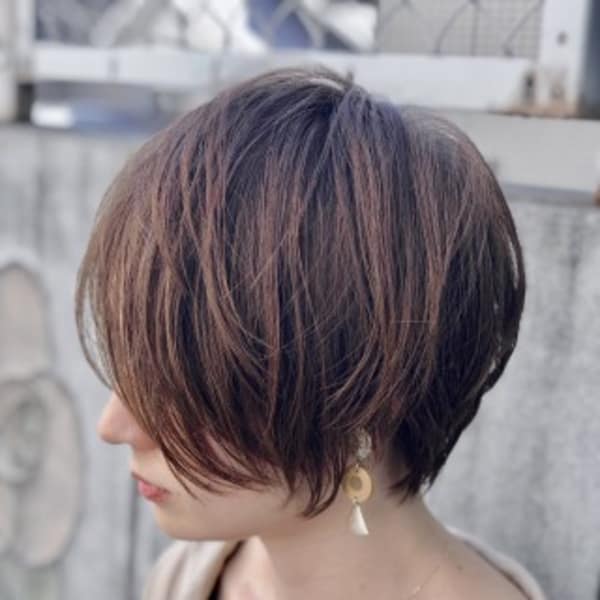 大人かわいい前下がりショート【neaf 犬塚優介】