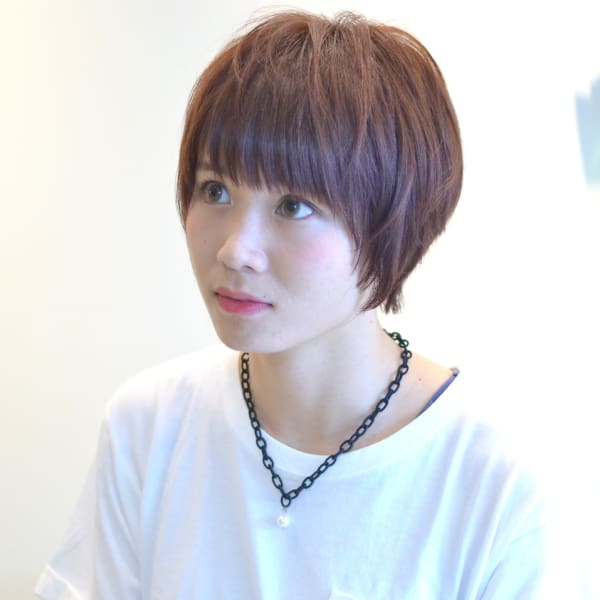 【GiseL】ピンクアッシュ×ショート