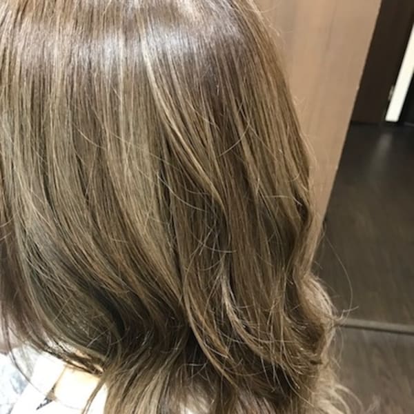 アッシュ系onメッシュ