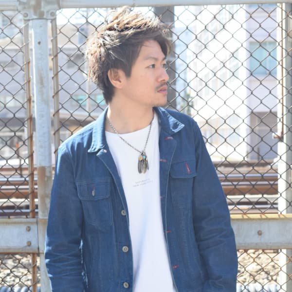 ツーブロック×アップバング×無造作ショート
