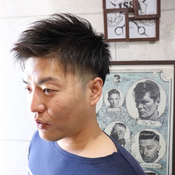 ツーブロックフェードスタイル