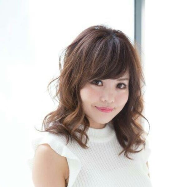 大人愛され無造作ミディ