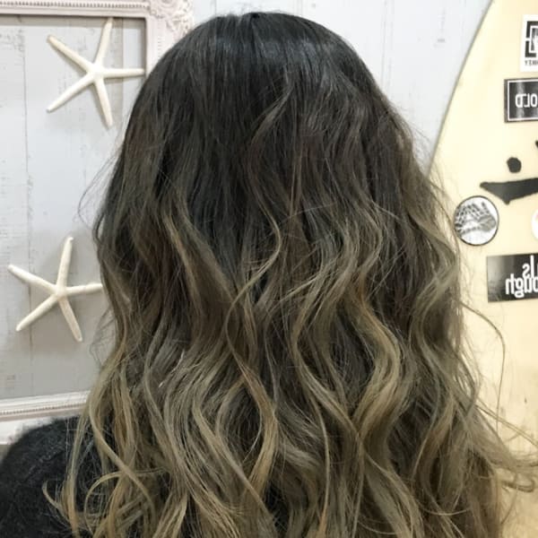 【AINM】#グラデーションカラー#黒髪アッシュ#外国人風