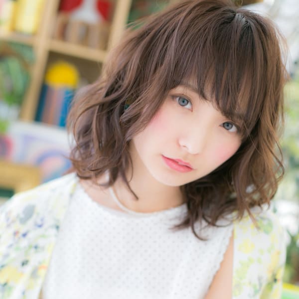 くせ毛風カール♪愛されふわミディ