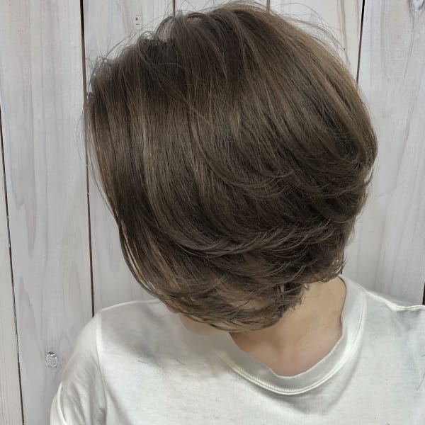 【Rowel】アッシュベージュ×ショートボブ|Rowel