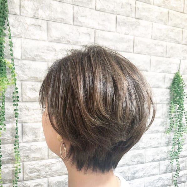 大人可愛いショートスタイル