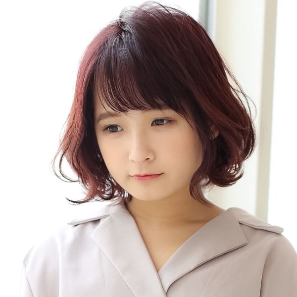 上品レトロカラー×クラシックカールボブ