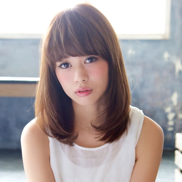 ミディアムストレート