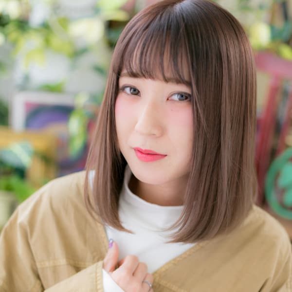 透明感☆前下がりツヤストレート