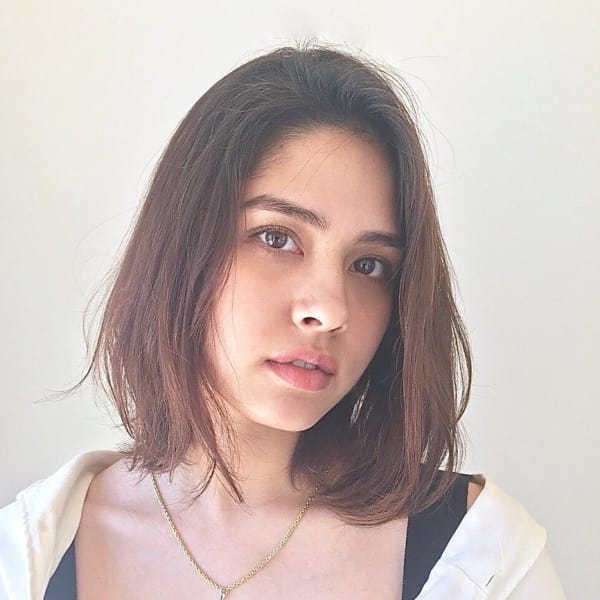 抜け感がお洒落な無造作ミディアム|リトルオリーブ