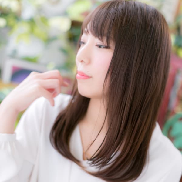 斜めバング◎ナチュラルワンカールスタイル