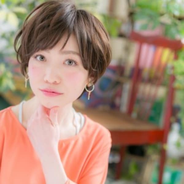 30代40代大人女子へ♪くせ毛風ゆるふわマッシュショート