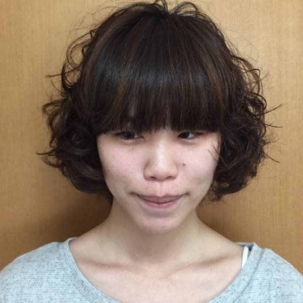 ショートウェーブヘアー