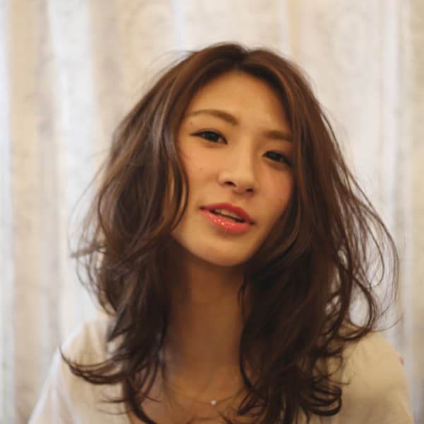 クセ毛風巻き髪