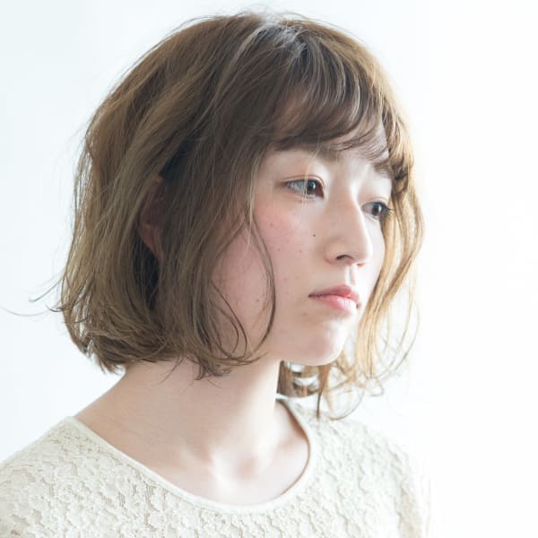 ゆるふわパーマボブ|THREE by KEEP 尾山台