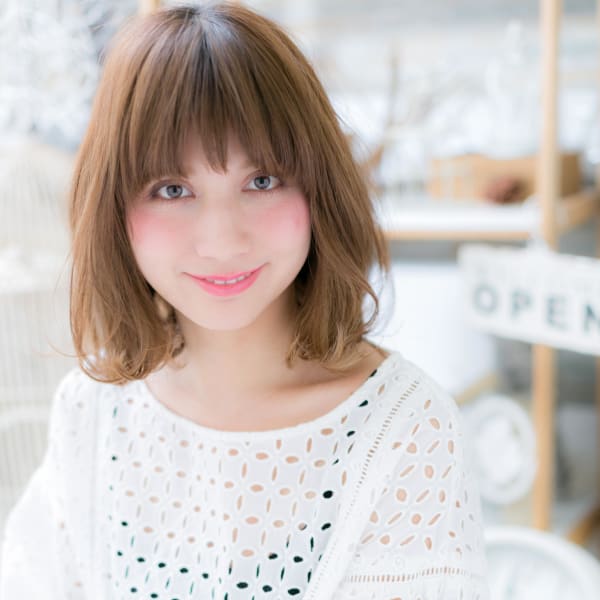 カジュアルウェーブ☆小顔カールボブ