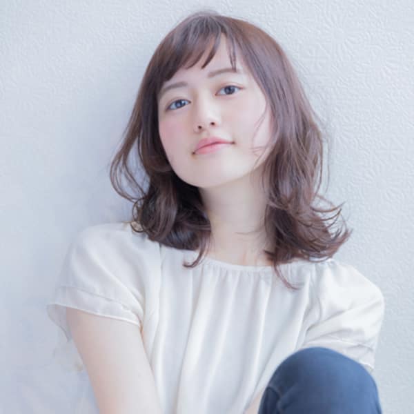 ゆるふわミディアムローレイヤー