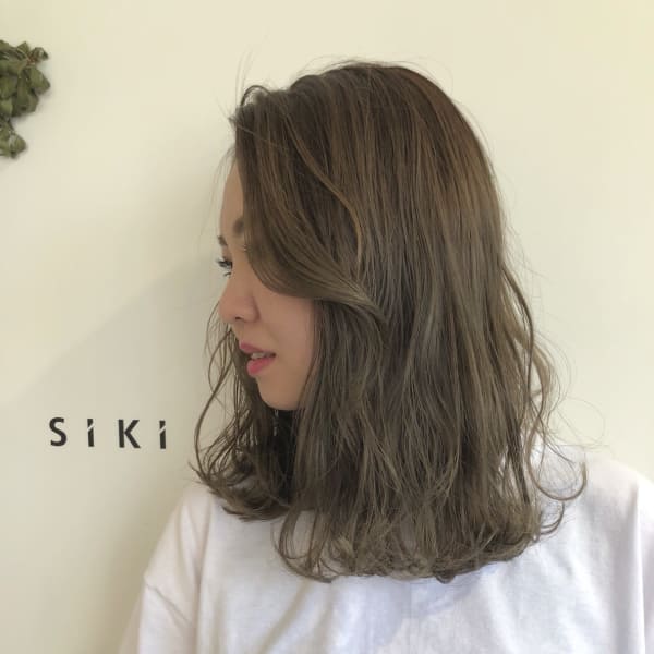 透け感グレージュ|SIKI