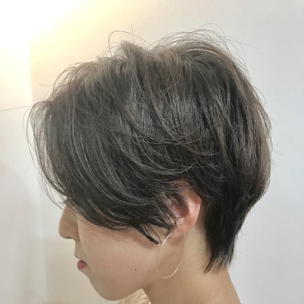 LUCK Hair Space】ボーイフレンドショート