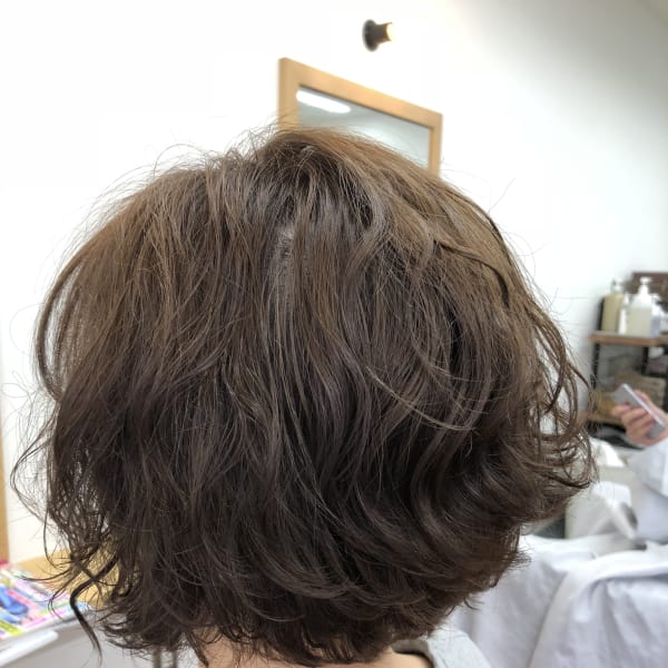 オゾンパーマ×ショート