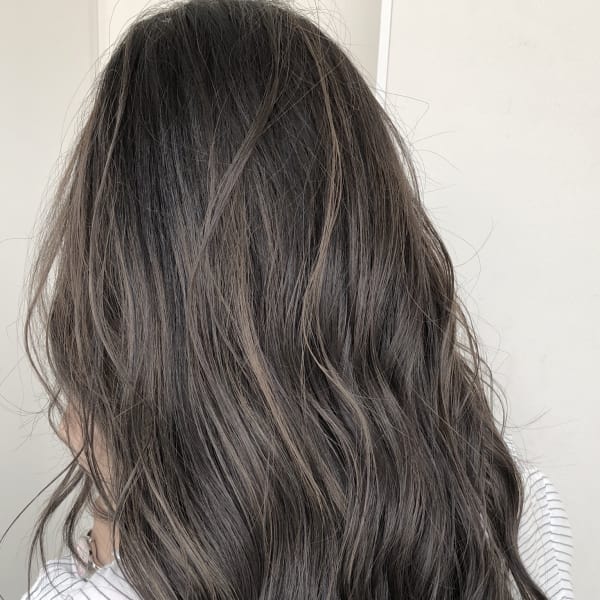 外国人風ハイライトグレージュ