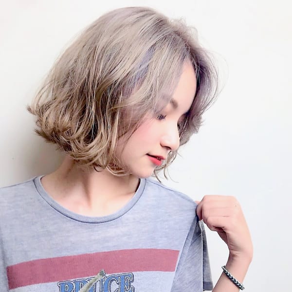 外国人風グレージュアッシュ【RENJISHI】