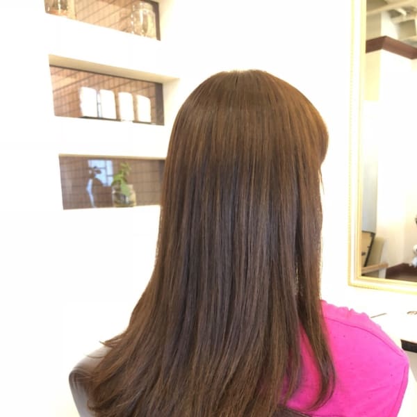 重軽レイヤー|髪質改善・縮毛矯正専門美容室Anagram二子新地店