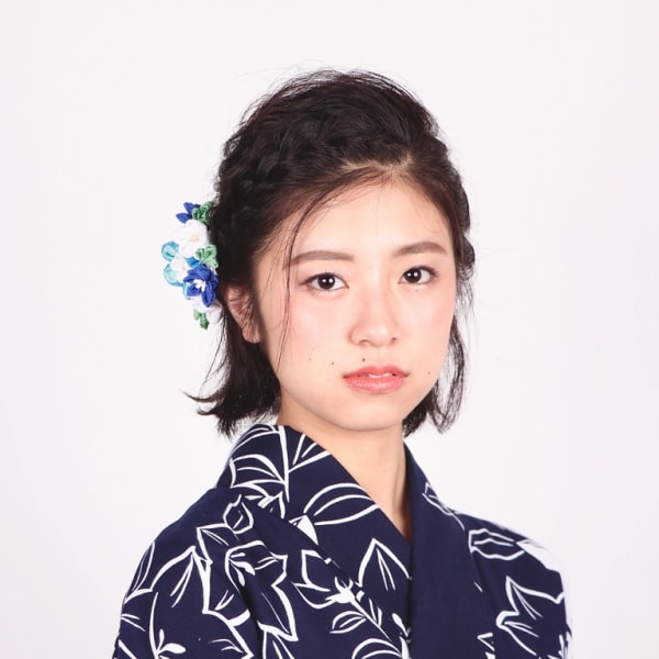 ショートでも出来る☆浴衣ヘアアレンジ☆