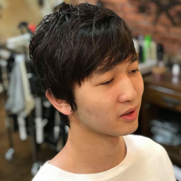 メンズ縮毛矯正（フロント）