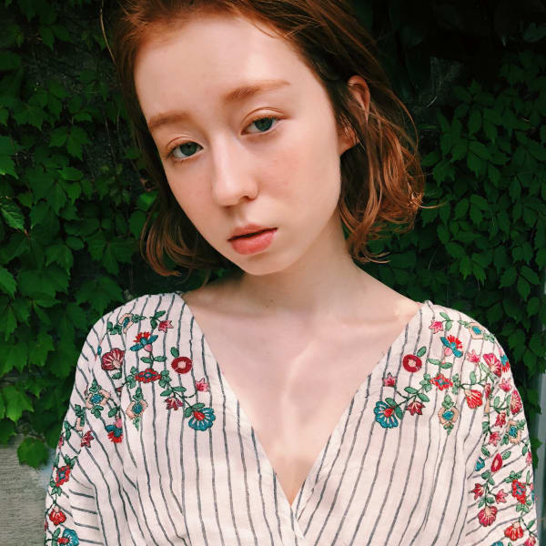 《明治神宮前隠れ家サロンLyon》外ハネウェーブボブ