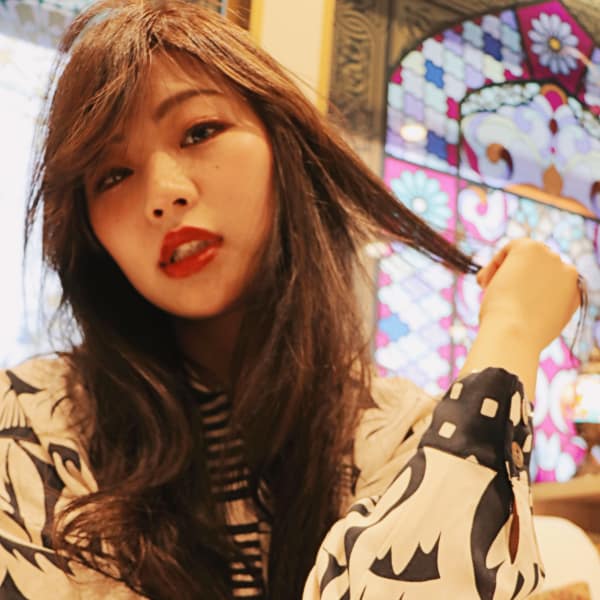 グレージュ×バレイヤージュ|LAMP HAIR