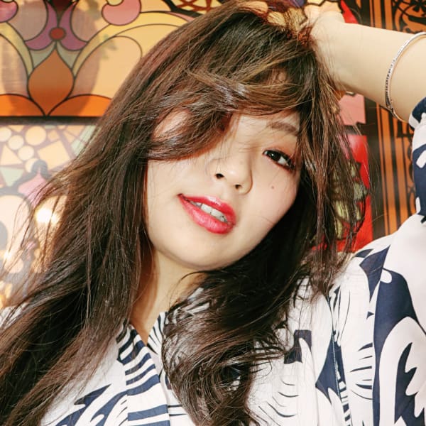 グレージュ×バレイヤージュ|LAMP HAIR