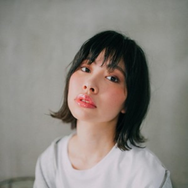 大人っぽ切りっぱなしボブ