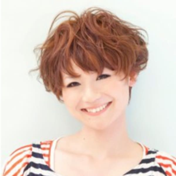 大人可愛い無造作マッシュ