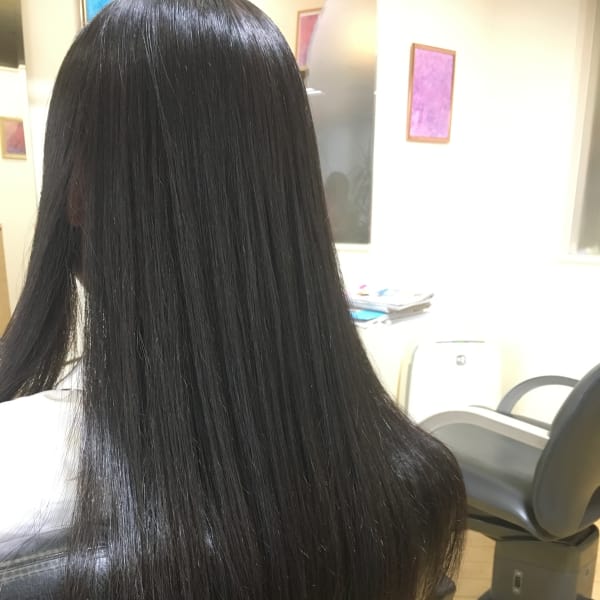 ツヤ髪