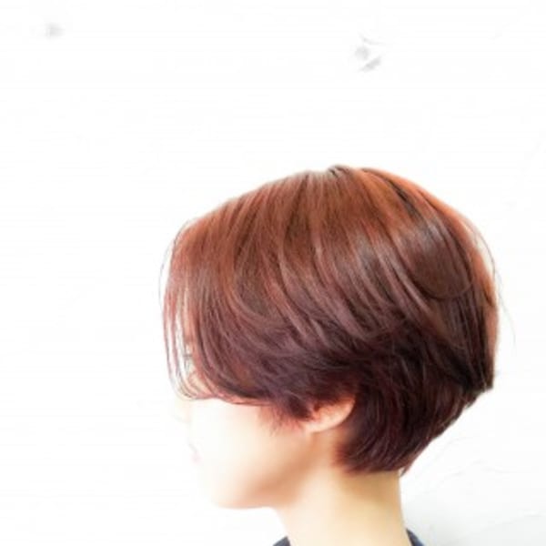 【Reir下北沢】*ボーイッシュボブ+コーラルベージュ*