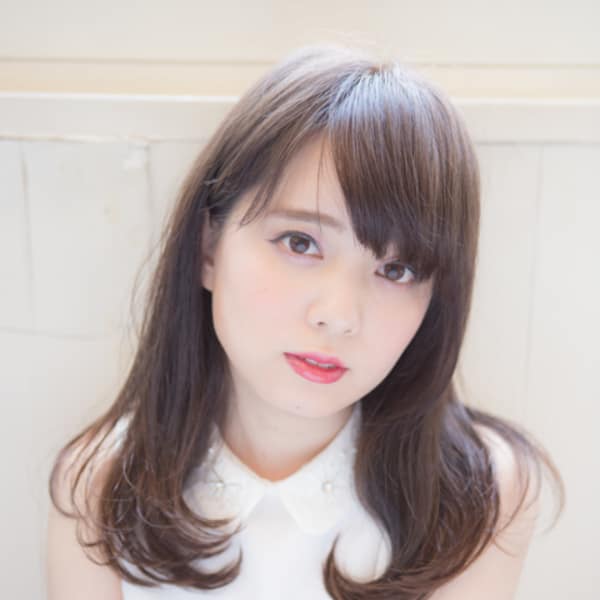 うるツヤカラーでナチュラルモテヘアー