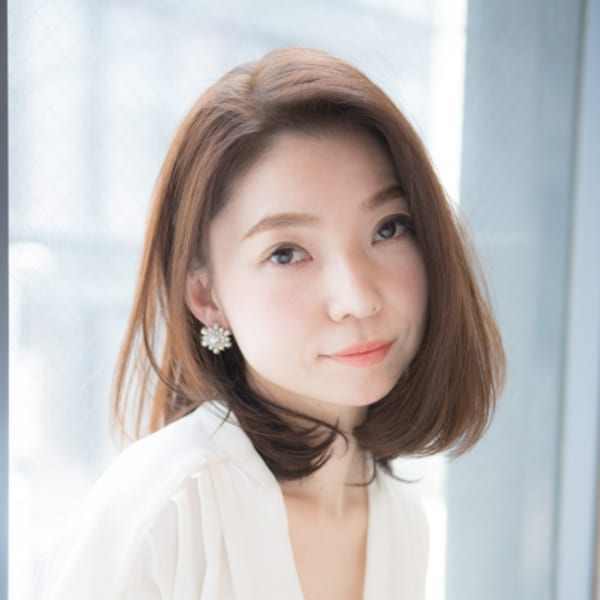 大人可愛いふわボブ