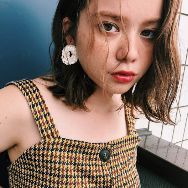 《明治神宮前隠れ家サロンLyon》外ハネミディヘア