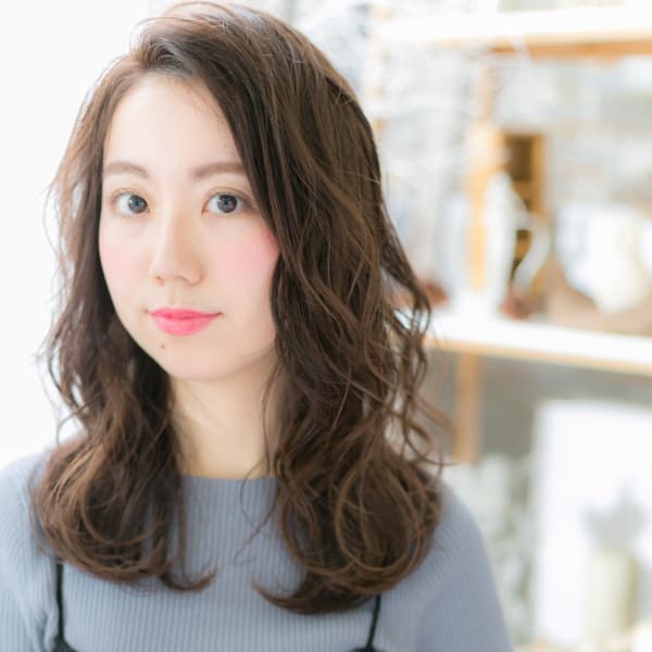 外国人風リラックスウェーブ