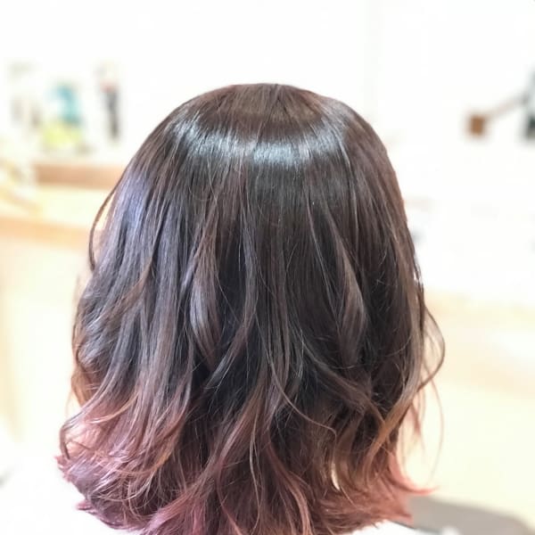グラデーションカラー ピンクヴァイオレット|chill hair