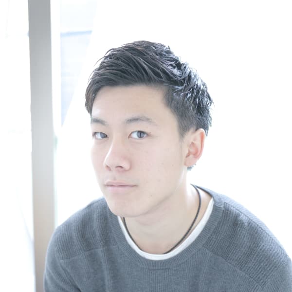 inity☆王道ツーブロックかきあげヘア