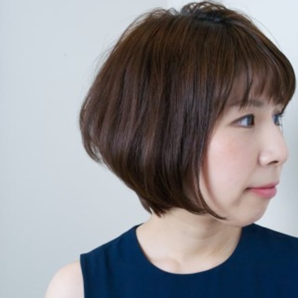 大人ショートボブ