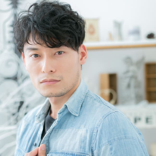 ニュアンスパーマのモテ髪ツーブロック