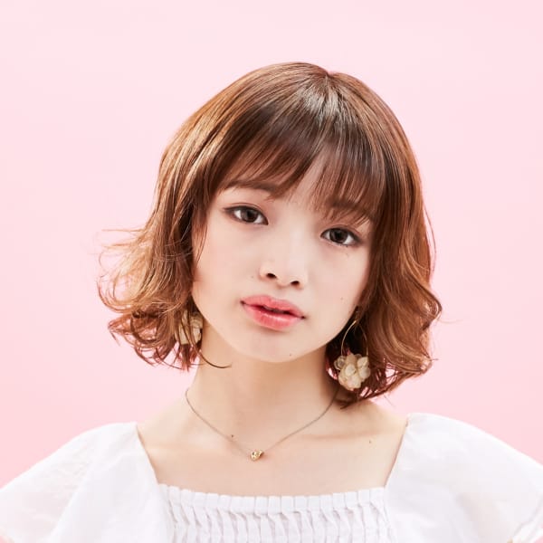 抜け感のあるボブパーマ|Ridicule