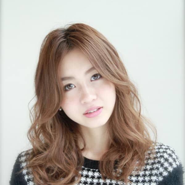 ラフウェーブ×センターパートで大人かっこいい☆