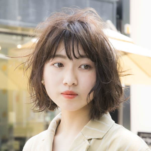 ゆるふわパーマボブ|Keep hair design 自由が丘