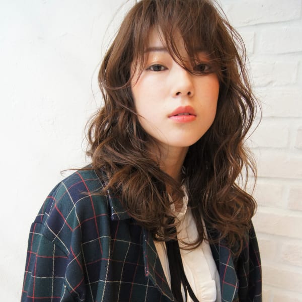 甘辛ウェーブミディ