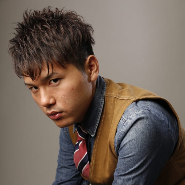 ツーブロックショート